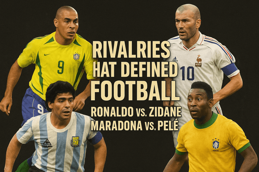 Rivalries That Defined Football: Ronaldo vs. Zidane, Maradona vs. Pelé